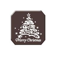 Merry Christmas retro card drawing