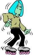 Roller Skate Clip Art N101