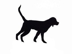 Dog Head Silhouette Clip Art N6