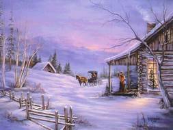 Christmas Winter Scenes drawing