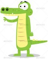 Cute Cartoon Alligators N12
