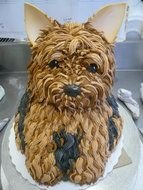 Yorkie Birthday Cake