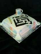 Crossword Puzzle Cake Images drawing