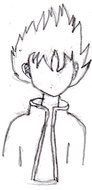Drawing of Anime Boy Body