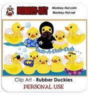 Rubber Ducky Clip Art N28