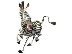 running Madagascar zebra