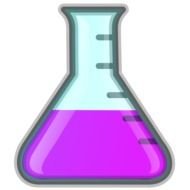 Science Lab Flask drawing