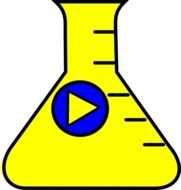 Flask Erlenmeyer Start Yellow Clip Art