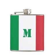 Italian Flag Flask