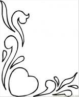 Free Coloring Pages Hearts And Flowers