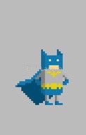 clipart of the Pixel Batman