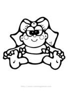 Baby Boy Coloring Pages N3