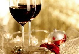 red wine glasses for christmas