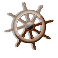 Cartoon Ships Wheel