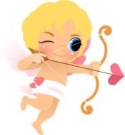 cute Cupid, Valentineâs Day Clip Art
