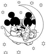 Mickey And Minnie Mouse Coloring Pages drawing