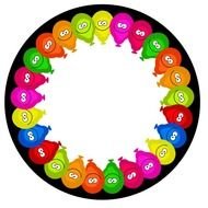 Balloon Clip Art Borders N18