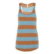 Alternative Ladies Meegs Eco Jersey Ugly Stripe Racer Tank 1927ej