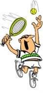 Tennis Cartoon Clip Art N8