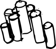 Paper Stack Clip Art Black And White