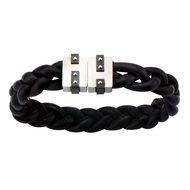 black braided bracelet