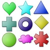 Game Marbles Shapes Vector Clip Art