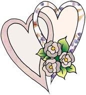Roses And Hearts Clip Art N14