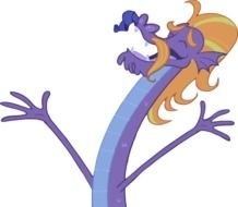 Purple monster sing drawing