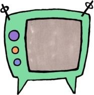 Retro TV Clip Art N8