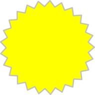 Yellow Burst Clip Art