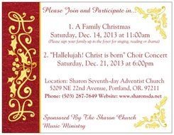 Hallelujah Christ Is Born Choir Concert