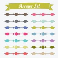 arrows set drawing