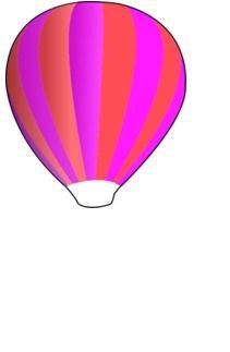 Hot Air Balloon Clip Art N167