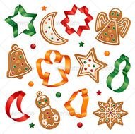 Christmas Cookie Cutter Cookies