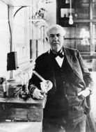 Thomas Edison Invention Light Bulb