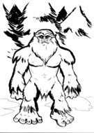 Sasquatch Drawing