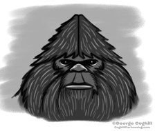 Clip Art Bigfoot Sasquatch N18