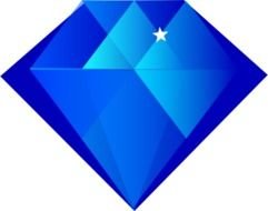 Blue Diamond Clip Art N13