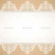 Lace And Pearl Border