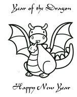 Chinese Dragon Coloring Pages For Kids N2