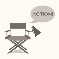 Directors Chair Clip Art N8