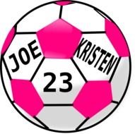 Pink Soccer Ball Clip Art Free N2