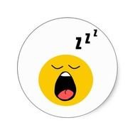 Sleepy Smiley Face Clip Art N26