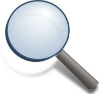Cartoon Magnifying Glass N10