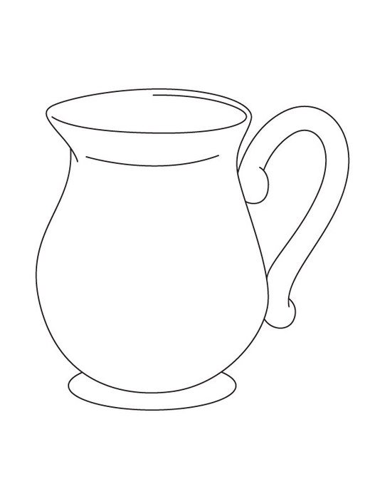 Jug Coloring Page N3