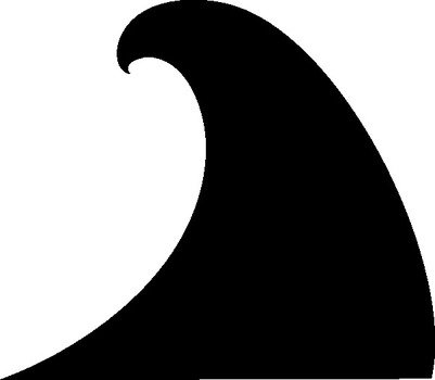 Waves Clip Art Black