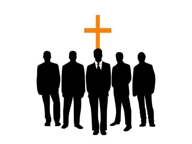 Men In Black Church Clip Art