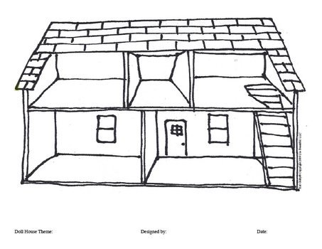 Doll House Coloring Pages