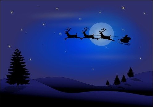 Santa Christmas Cards N2