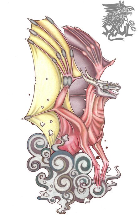 Smoke Tattoo Drawing